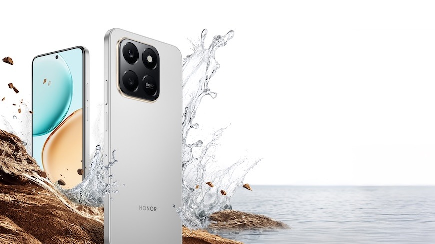 Mobilný telefón HONOR X7d 6 GB / 128 GB strieborný