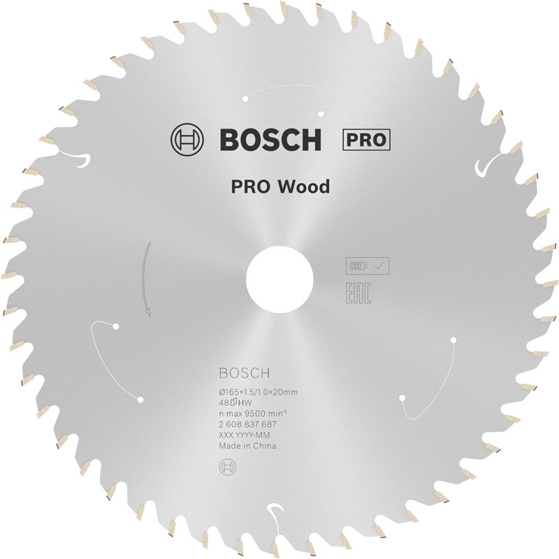 Pílový kotúč Bosch PRO 2.608.837.687 so 48 zubami s geometriou ATB