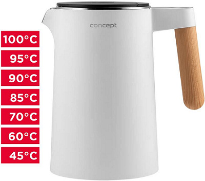 Rýchlovarná kanvica Concept RK3300 biela