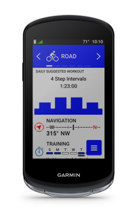 Cyklopočítač s GPS Garmin EDGE 1040 Bundle čierny