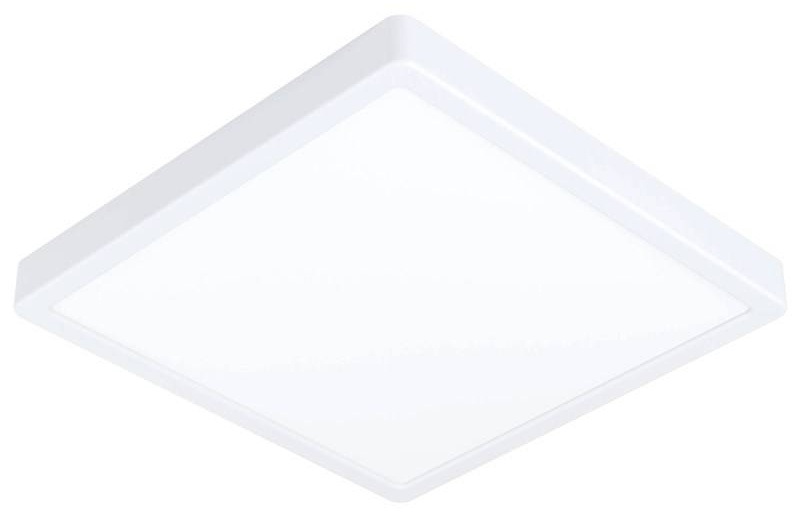 LED stropné svietidlo Eglo Fueva 5, štvorec, 28,5 cm, teplá biela biele