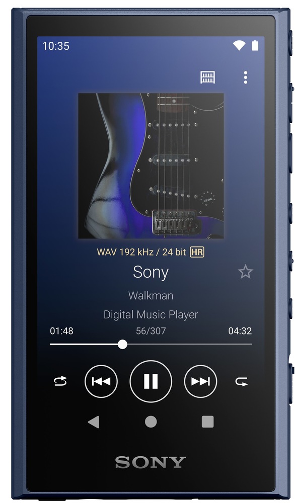 MP3 prehrávač Sony NW-A306L, modrý