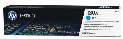 Toner HP 130A, 1 000 strán azúrová farba Toner HP 130A, 1 000 strán azúrová farba