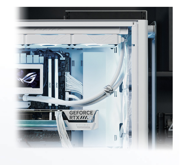 Case Asus A23 PLUS TG ARGB biela Case Asus A23 PLUS TG ARGB biela