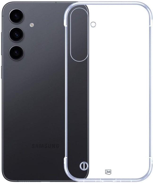 Kryt na mobil 3mk Just20g Clear Case na Samsung Galaxy S24 - priehľadný