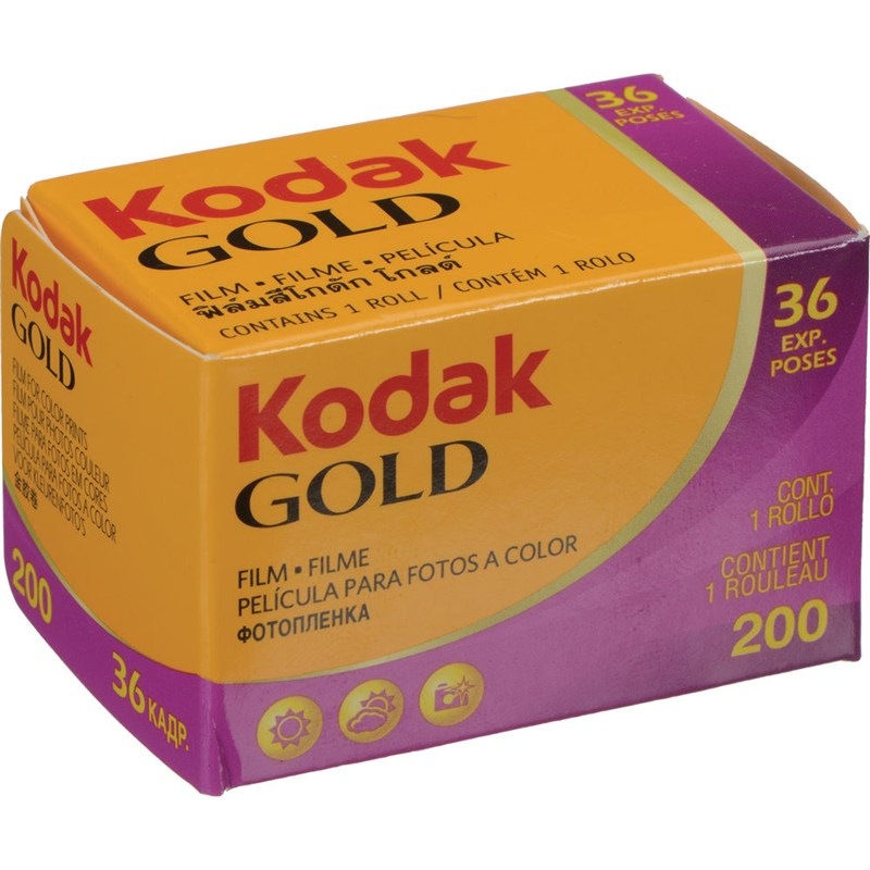 Profesionálny negatívny film Kodak ponúka 36 snímok, vysoká ostrosť