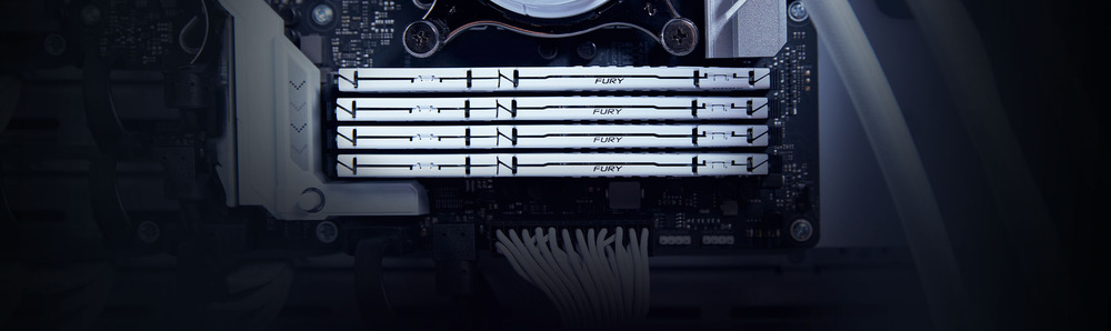 DIMM Kingston FURY Beast White EXPO 32 GB (2× 16 GB) (KF560C30BWEK2-32)