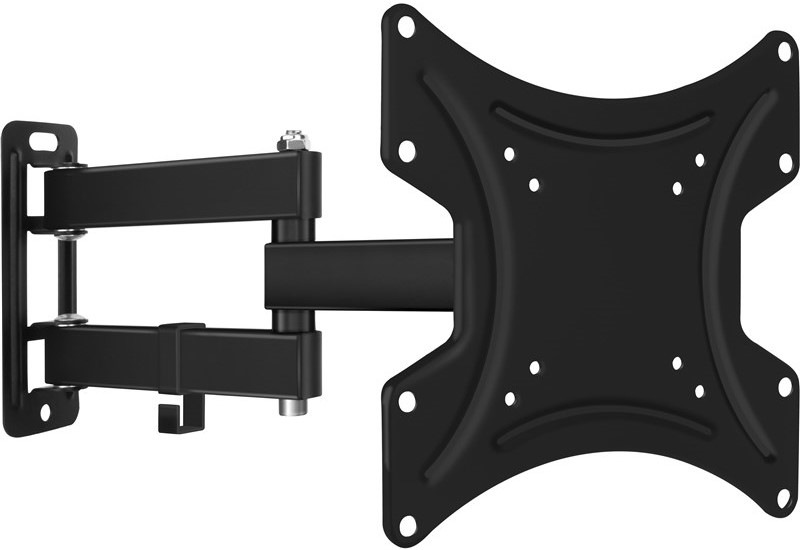 Držiak TV Connect IT nástenný, polohovateľný, uhlopriečka 13"-37", nosnosť 25 kg - čierny