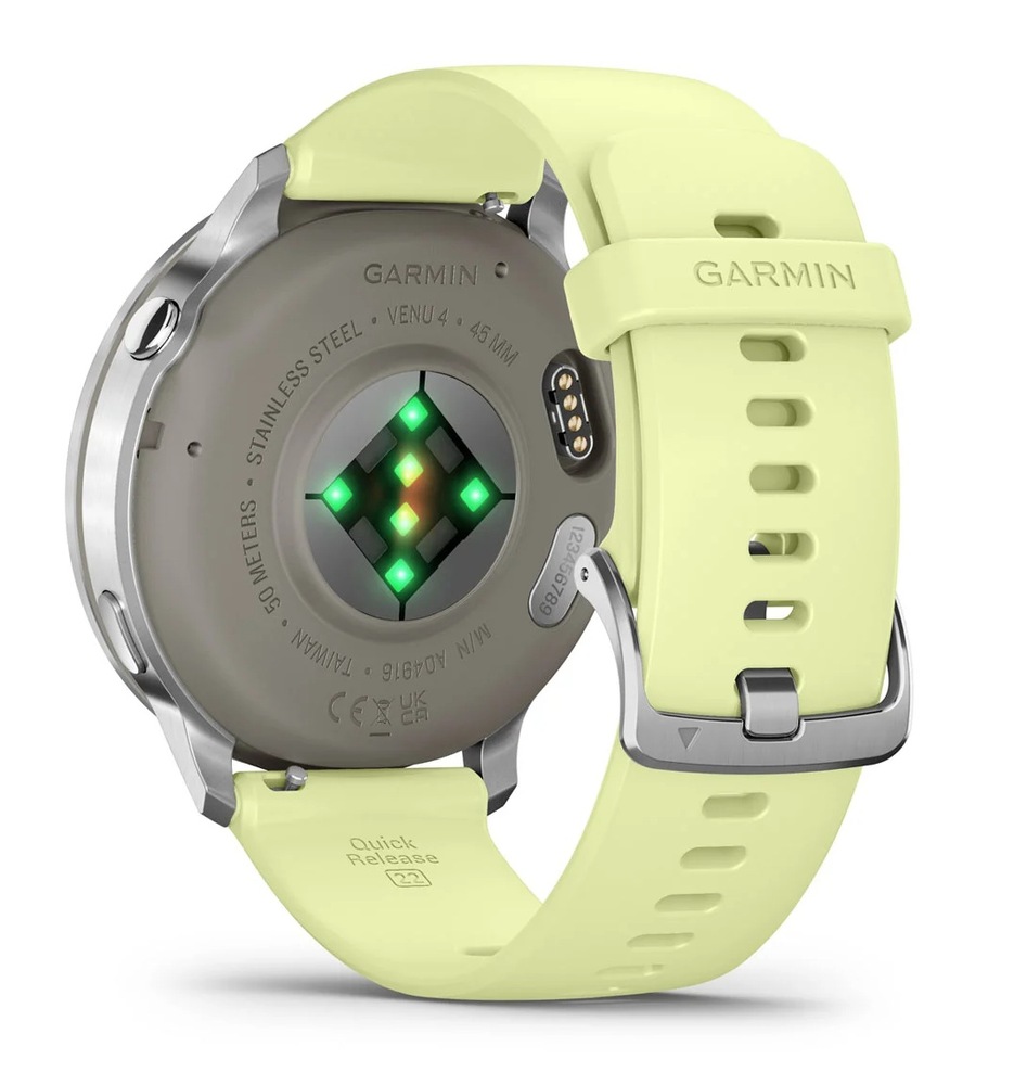 Inteligentné hodinky Garmin Venu 4 - 45 mm strieborné/žlté Inteligentné hodinky Garmin Venu 4 - 45 mm strieborné/žlté