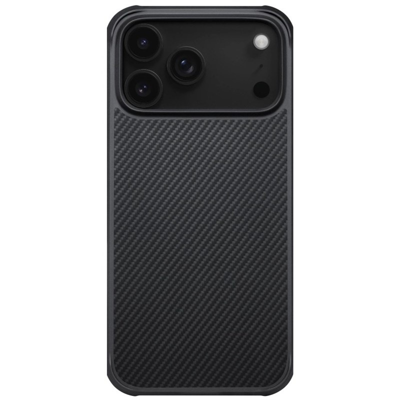 Kryt na mobil Pitaka Aramid ProGuard na Apple iPhone 17 Pro - čierny/sivý