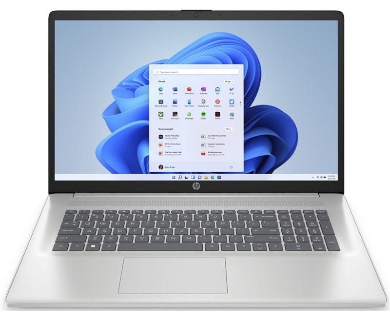 Notebook HP 17-cn4013nc + Game Pass predplatné na 3 mesiace strieborný HP 17-cn4013nc ponúka širokú škálu portov na pripojenie všetkých vašich zariadení.