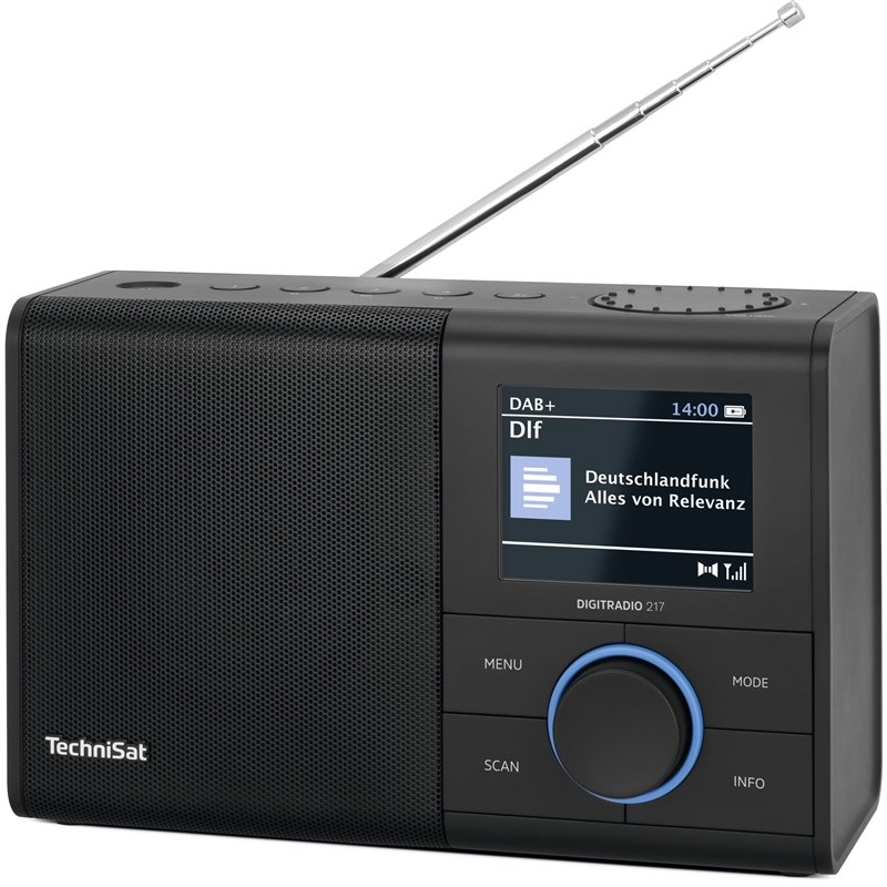 Rádioprijímač DAB+ Technisat DigitRadio 217, čierny