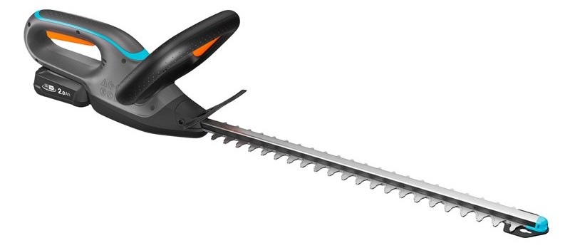 Nožnice na živý plot Gardena EasyCut 45/18V (s baterií) 14734-20 Nožnice na živý plot Gardena EasyCut 45/18V sú vybavené ergonomicky tvarovanou rukoväťou