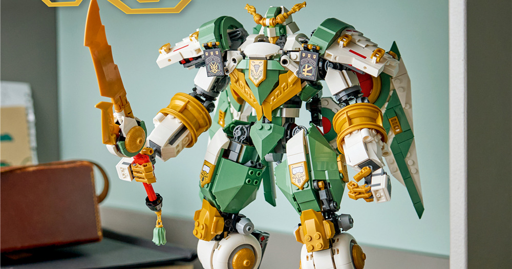Stavebnica LEGO® NINJAGO® 71860 Lloydov titanský robot: 15 rokov NINJAGO Titánový robot pripomína históriu radu NINJAGO a nadväzuje na model 70676″ width=