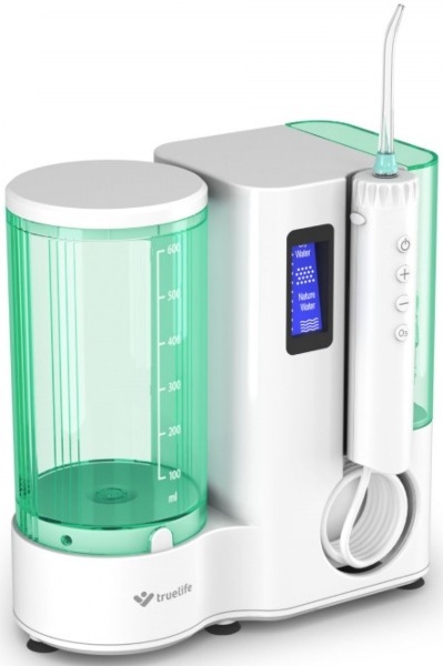 Ústna sprcha TrueLife AquaFloss Station O300 Ozone biela/zelená TrueLife AquaFloss Station O300 Ozone, bílá/zelená