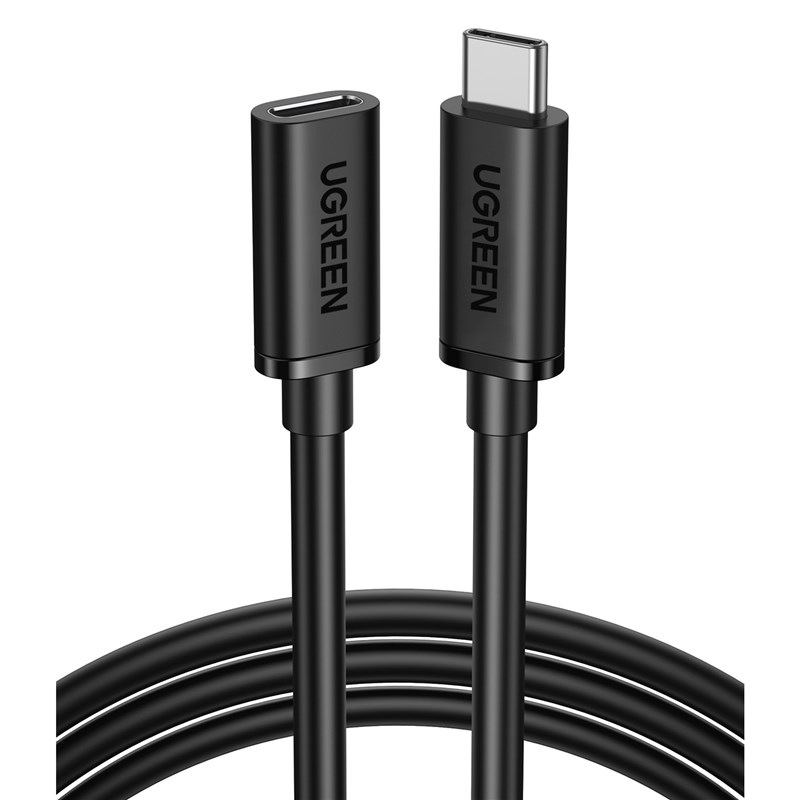 Kábel UGREEN USB-C, predlžovací, 0,5m čierny
