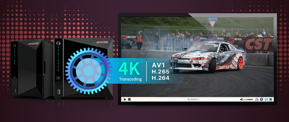 Sieťové úložisko Asustor Drivestor 2 Pro Gen2 čierne Sieťové úložisko Asustor Drivestor 2 Pro Gen2 čierne