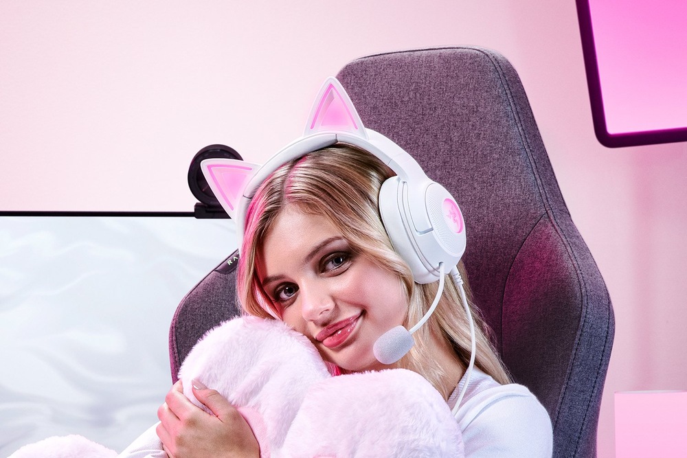 Headset Razer Kraken Kitty V2 Pokémon Gengar Ed. fialový Razer Kraken Kitty V2