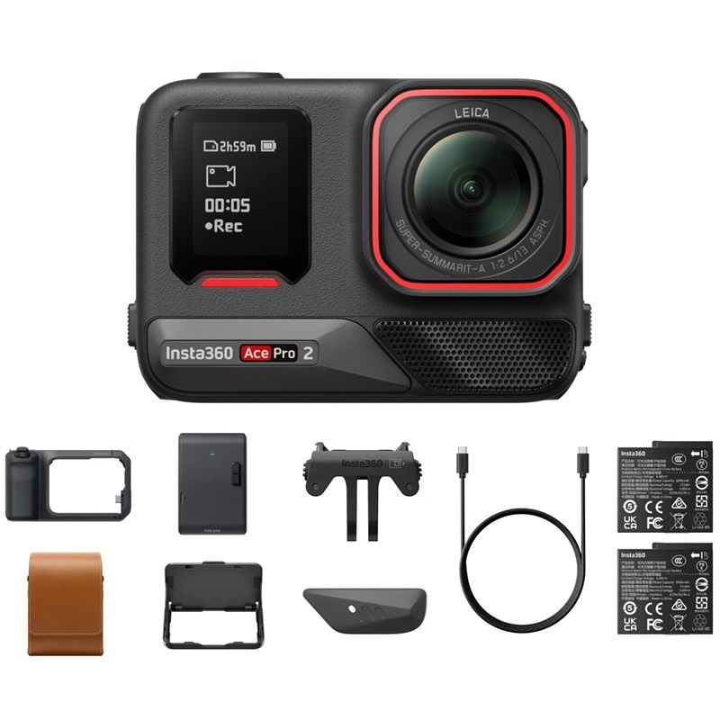 Insta360 Ace Pro 2 Flash Print Bundle, čierna