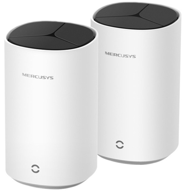 Router Mercusys Halo E85X AX3000 Mesh Wi-Fi 6 s dvoma jednotkami v bielom prevedení
