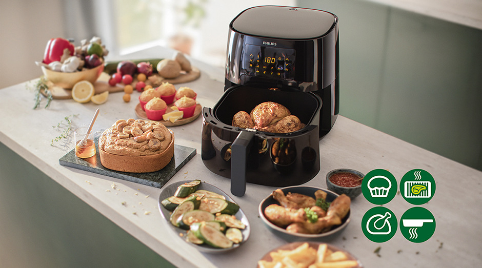 Fritéza teplovzdušná Philips Airfryer XL Connected HD9280/90