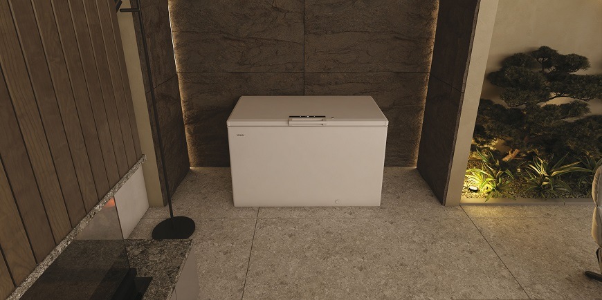 Mraznička Haier HCE420D biela