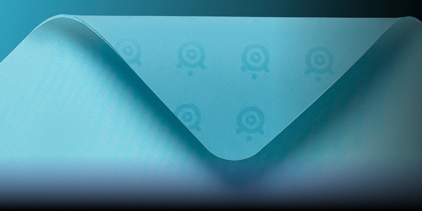 Podložka pod myš SteelSeries QcK L Aqua modrá