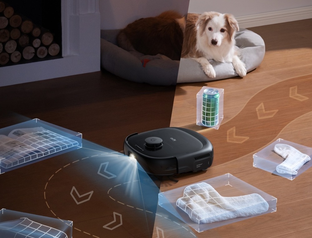 Robotický vysávač Anker Eufy Omni E25 analyzuje prekážky pomocou kombinovaného navigačného systému