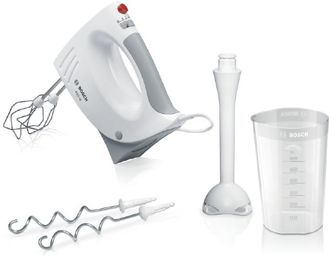 Ručný šľahač Bosch MFQ 3540 sivý/biely ruční šlehač bosch MFQ3540