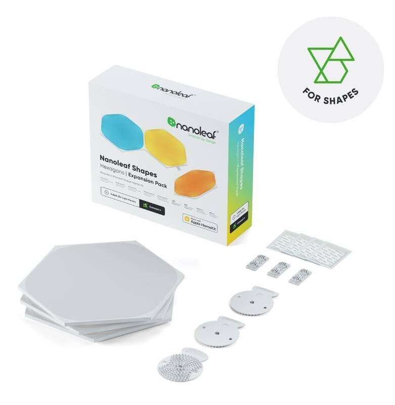 LED svetlo Nanoleaf Shapes Hexagons Expansion Pack 3ks Nanoleaf Shapes Hexagons Expansion Pack