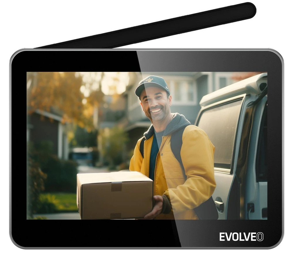 Dverný videotelefón Evolveo DoorPhone W7 čierny