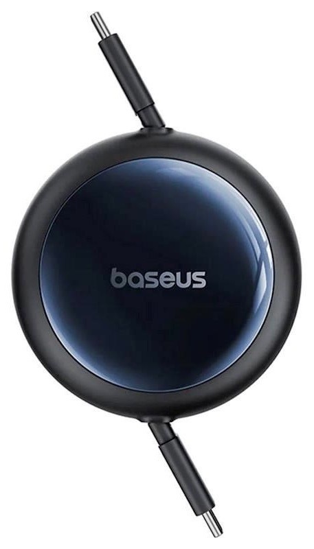 Kábel Baseus Nomos Retractable, USB-C/USB-C 1,5m čierny