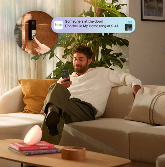 Vnútorný reproduktor Philips Hue Secure Smart biely Vnútorný reproduktor Philips Hue Secure Smart biely