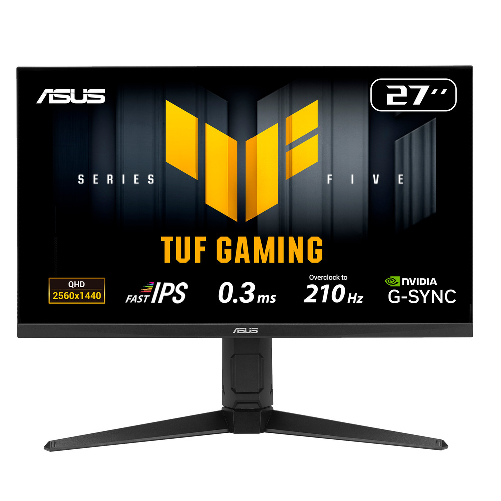 Herný monitor Asus TUG Gaming v čiernej farbe.