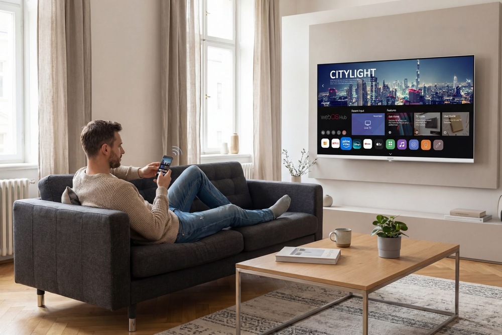 Televízor Sencor SLE 32S841BW Komfortné používanie s webOS