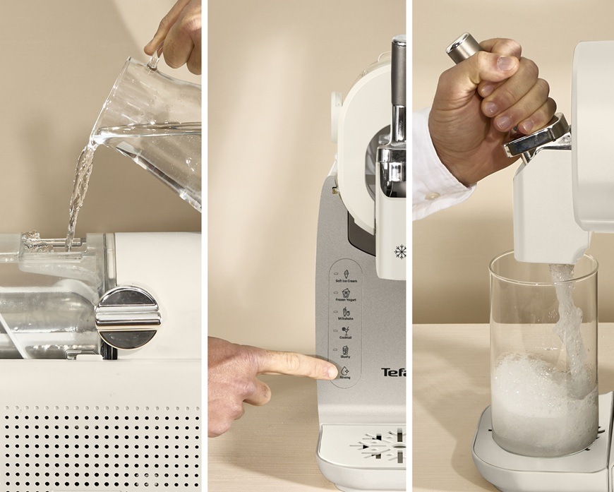 Zmrzlinovač Tefal IG803AE0 Freezi krémový