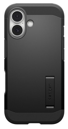 Kryt na mobil Spigen Tough Armor T MagSafe na Apple iPhone 17 čierny Kryt na mobil Spigen Tough Armor T MagSafe na Apple iPhone 17 v čiernej farbe