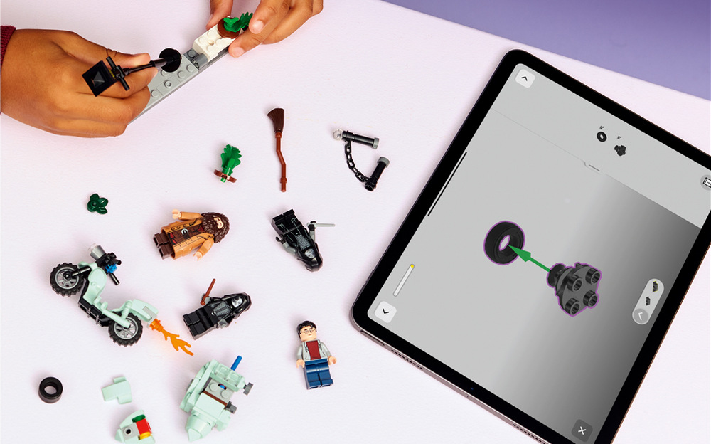 Stavebnica LEGO® Harry Potter™ 76459 Hagrid™ a Harryho útěk ze Zobí ulice Stavebnica so 124 dielikmi je vhodná od ôsmich rokov a pri stavaní pomôže deťom digitálny návod v aplikácii LEGO Builder.