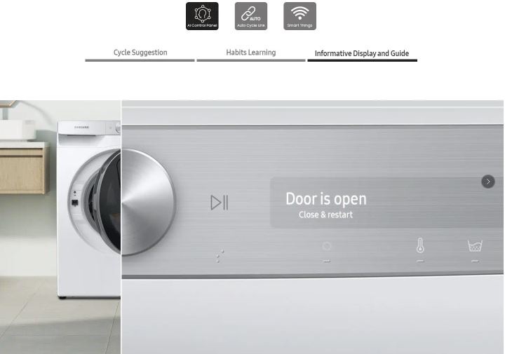 Práčka Samsung WW90T986ASH/S7 biela