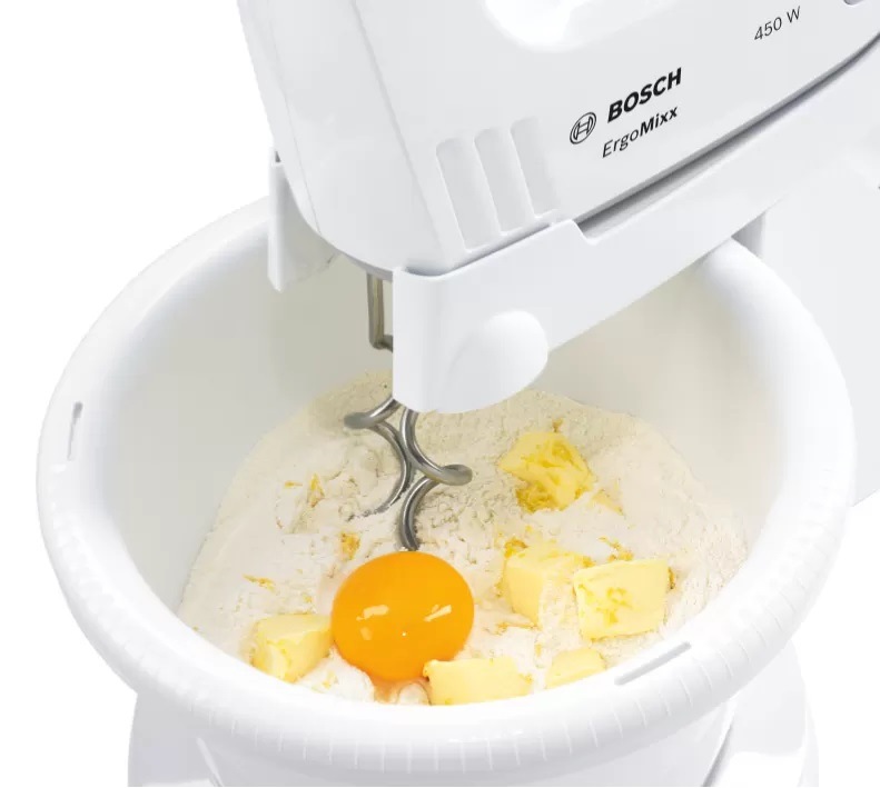Ručný šľahač Bosch MFQ36400 sivý/biely