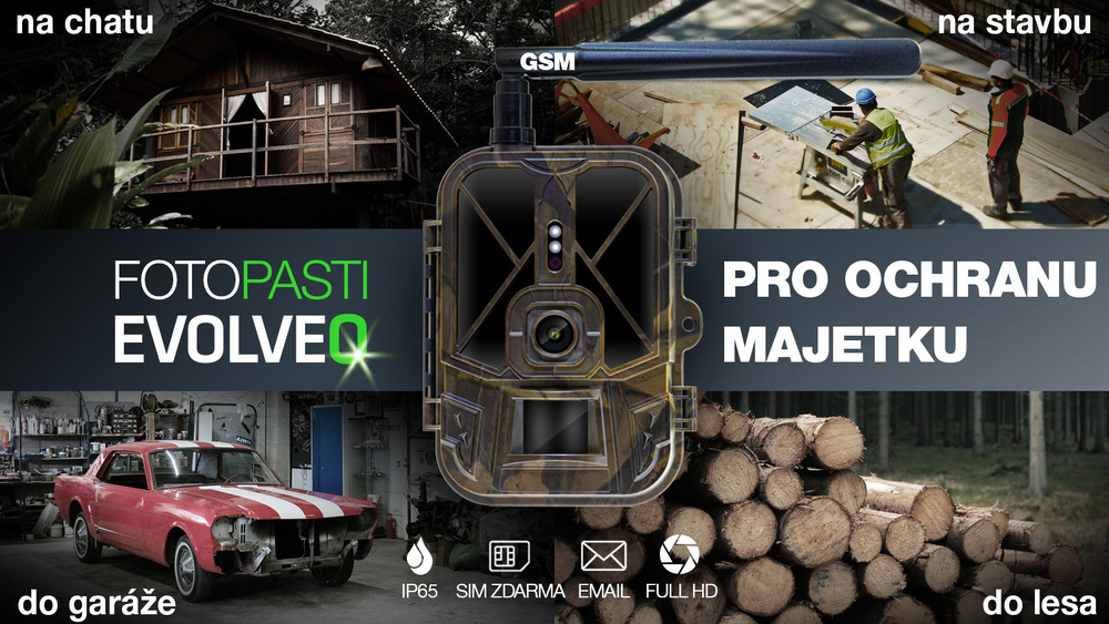 Fotopasca Evolveo StrongVision PRO 2G maskáčová farba Fotopasca Evolveo StrongVision PRO 2G maskáčová farba