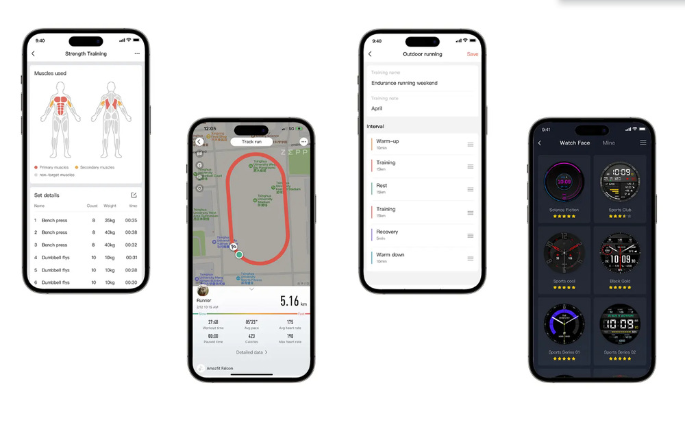 Inteligentné hodinky Amazfit Active čierne