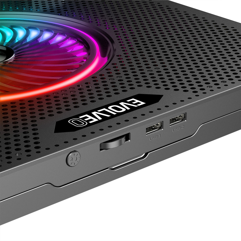 Chladiaca podložka pre NTB Evolveo Ania 16 RGB na 17" čierna