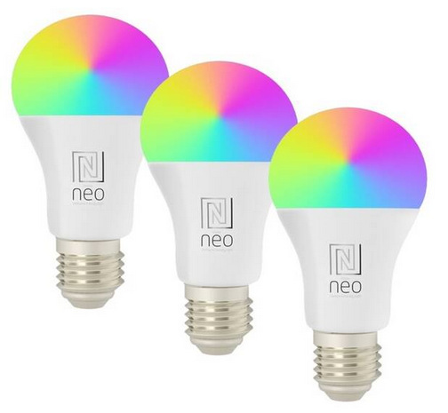 Inteligentná žiarovka IMMAX NEO LITE SMART E27, 9W, Wi-Fi, 3 ks IMMAX NEO LITE SMART E27, 9W, Wi-Fi, 3 ks (07712CDO)