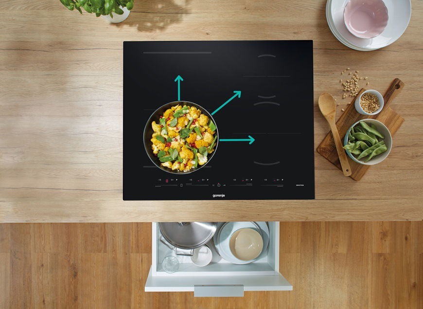 Indukčná varná doska Gorenje GI6442BSCE, PowerShift