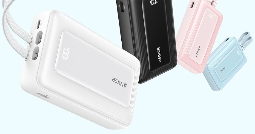 Powerbank Anker Anker Zolo 20000mAh, 45W s káblom USB-C čierny Powerbanky Anker Zolo v rôznych farebných prevedeniach