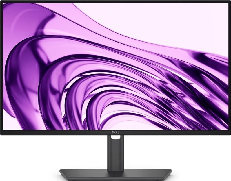 Čierny 21,5" monitor Dell Pro P2226H spredu s tenkými rámčekmi a stredovým stojanom.
