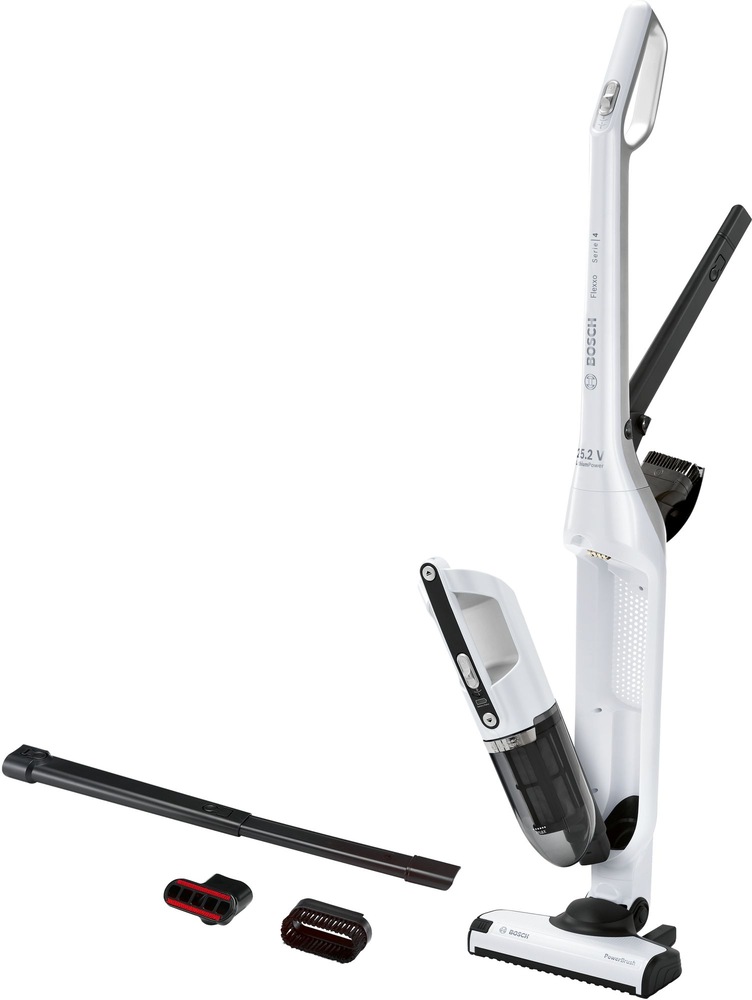 Tyčový vysávač Bosch BBH32551 Flexxo 25,2V,Serie 4 biely