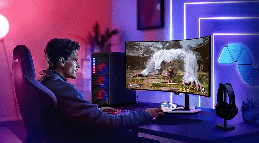 Herný monitor Lenovo Legion PRO 34WD-10 čierny/biely Herný monitor Lenovo Legion PRO 34WD-10 čierny/biely
