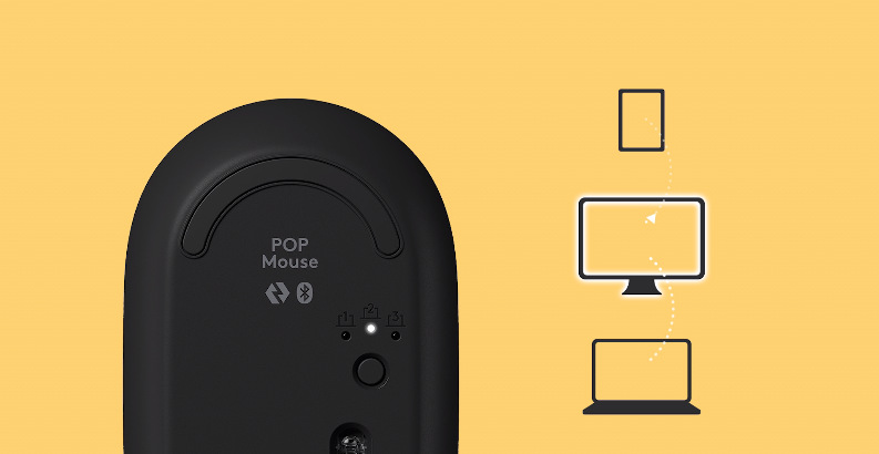 Myš Logitech POP - blast yellow žltá Myš Logitech POP - blast yellow žltá